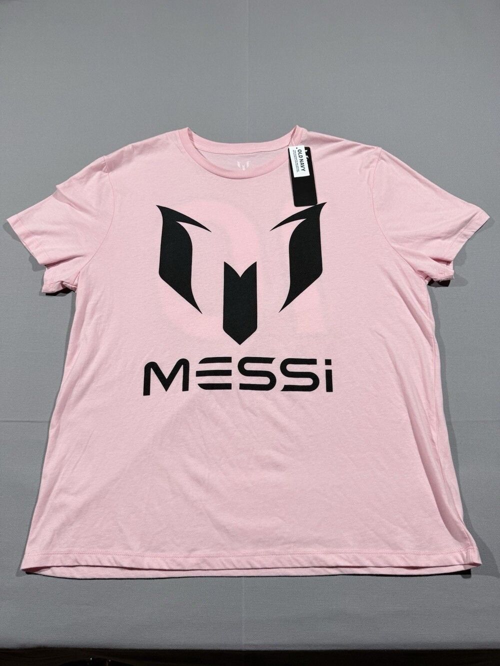 Messi #10 Pink/Black Logo #10 T-Shirt Men’s XL Soccer Messi Collection NWT